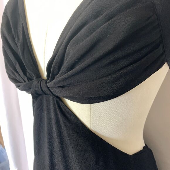 BabyBoo Serinity Black Cut Out Maxi Dress Size M NWT - Picture 5 of 11